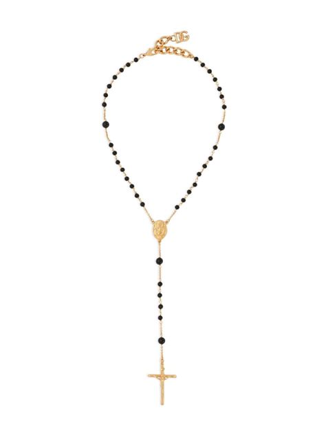 Dolce & Gabbana X Kim Rosary Bead Necklace 